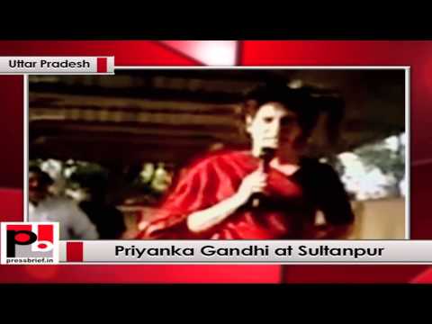 Priyanka Gandhi at Sultanpur talks about Varun Gandhi