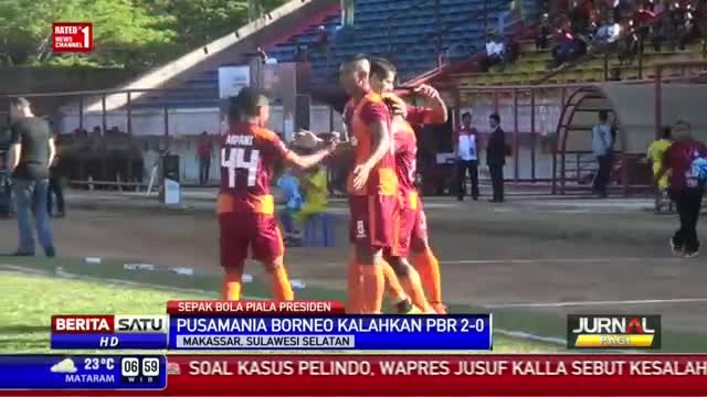 Piala Presiden, PSM Makassar Meraih 3-0 dari Gresik United