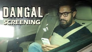 Aamir Khan At DANGAL Movie Screening