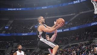 NBA: Tony Parker Drops Season-High 31 Points on Detroit