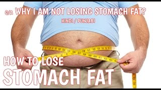 Why I am NOT LOSING FAT FROM STOMACH! (Hindi / Punjabi)