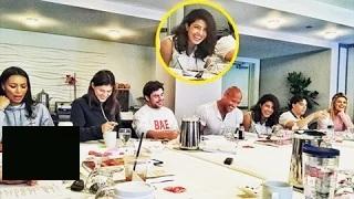 New! Priyanka Chopra Shares A Meal With Baywatch Squad
