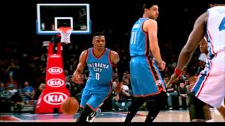Russell Westbrook Hammers Home a Huge Jam Over Jerami Grant