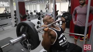 How to- Seated MILITARY PRESS with Fred BIGGIE Smalls! (Pro Series)