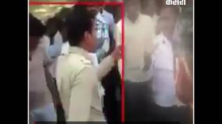 पुलिस ने सरेआम जड़े बुर्जग को थप्पड़, वीडियो हुआ वायरल