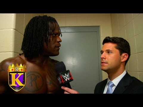 R-Truth reacts to being eliminated from WWE King of the Ring Live- April 28, 2015 - WWE Wrestling Video