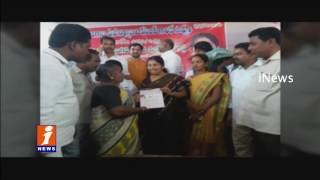 Gongidi Sunitha Mahender Reddy Distribute CM Relief Fund Checks To Victims | iNews