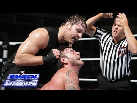 CM Punk vs. Dean Ambrose: SmackDown, Dec. 6, 2013 - WWE Wrestling Video