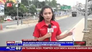 Jalur dari Jakarta Menuju Puncak Ditutup