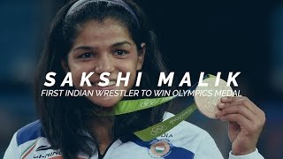 Sakshi Malik becomes the first Indian wrestler to win the Olympic Medal