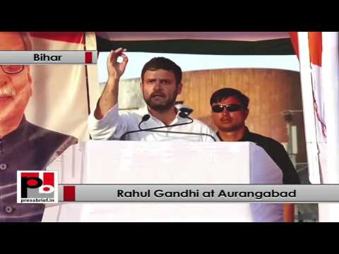 Rahul Gandhi- We talk less but act. We never give hollow promises