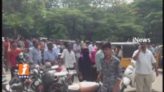 Patient Climbs NIMS Hospital Building At Panjagutta Over Doctors Neglects| Hyderabad | iNews