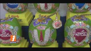 Mandapet Devotees Makes Kalyana Kobbari Bondalu For Badadri Sri Seetha Rama Kalyanotsavam | iNews