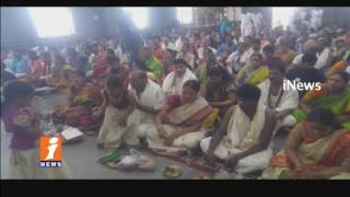 Huge Devotees Rush In Yadadri Sri Laxmi Narasimha Swamy Temple | iNews