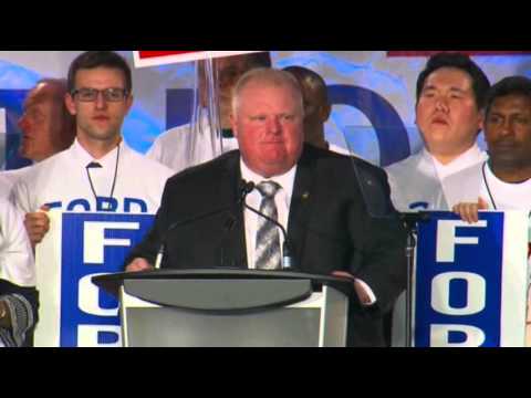 Mayor Rob Ford Launches Re-election Campaign News Video