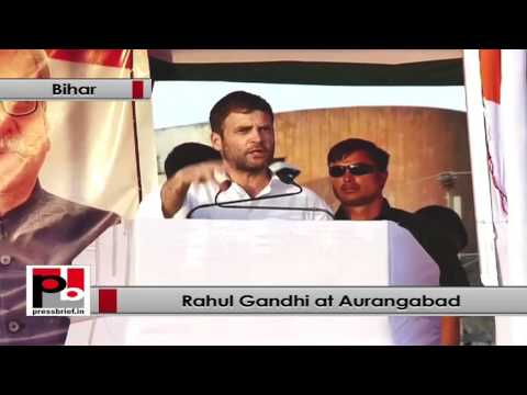 Rahul Gandhi - Our aim is to betterment and upliftment of poor