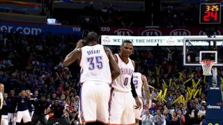 NBA: Kevin Durant Thunders Home the Ferocious Slam
