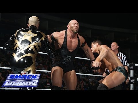 Cody Rhodes & Goldust vs. Curtis Axel & Ryback: SmackDown, Dec. 6, 2013 - WWE Wrestling Video