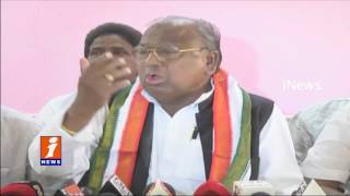 Congress Leader V Hanumantha rao Press Meet Over BC population Survey In Telangana | iNews