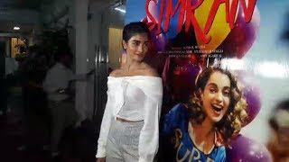Pooja Hegde At Kangana Ranaut's Simran Movie Special Screening
