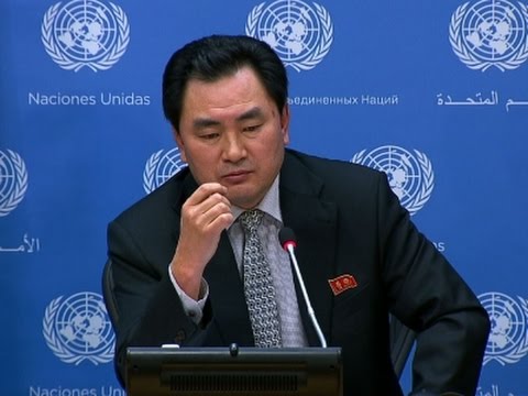 Raw- North Korea Denies Sony Hack News Video