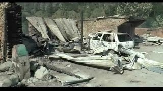 सीमापार से भारी फायरिंग, पुंछ में 28 दुकानें जलकर राख