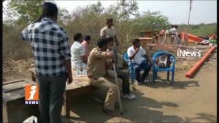 Revenue Officers Removal Of Illegal Constructions In Ghatkesar | Medchal | iNews