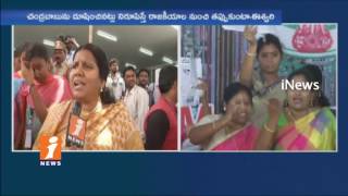 Face To Face With Peethala Sujatha | YCP Ledy MLAs Behaviour At Assembly Media Point | iNews