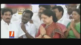 Sasikala Tributes At Jaya Memorial On Way Of Surrender To Bangalore Jail | Tamil Nadu | iNews
