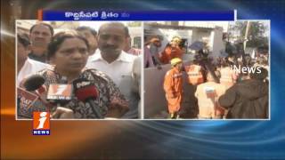 Kimidi Mrunalini Inspects Nanakramguda Building Collapse | iNews