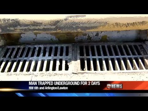Man chasing a $20 bill winds up getting stuck down in storm drain for 2 days! News Video