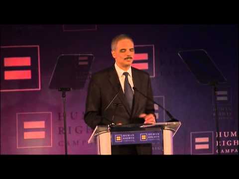 Holder Applies Gay Marriage Ruling to Justice News Video