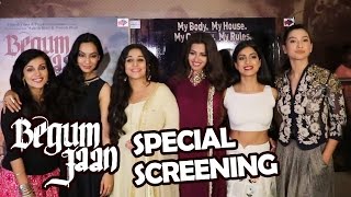 Begum Jaan Movie Screening | Vidya Balan, Gauhar Khan & Star Cast
