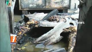 Singareni Worker Burnt Alive in Fire Accident at Ramakrishnapur | Mancherial | iNews