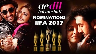 Ranbir-Aishwarya’s Ae Dil Hai Mushkil LEADS IIFA 2017 Nominations