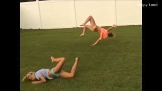 Cheer Trampoline Fail Compilation