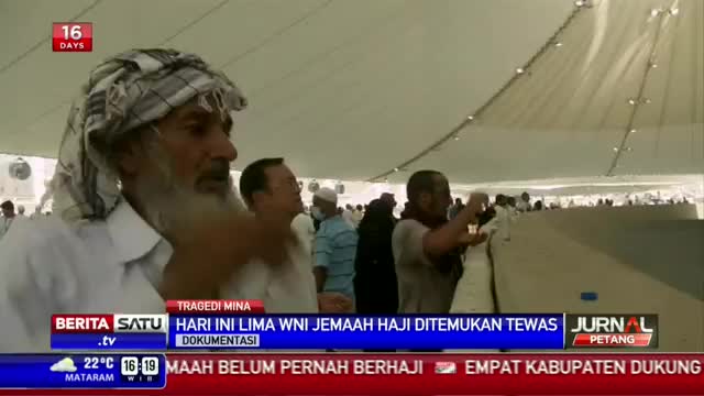 Jumlah Jemaah Haji RI Korban Tragedi Mina Capai 100 Orang