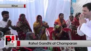 Rahul Gandhi slams PM Modi at Bihar's Champaran rally Politics Video