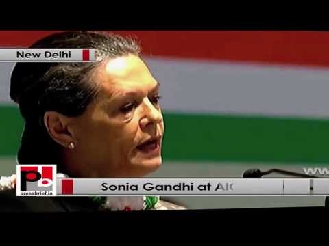 Sonia Gandhi at AICC Session- We will continue our fight and will overcome all the challenges