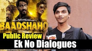 Dialogue Baazi By Ajay Devgn's Die Hard Fan - Baadshaho Public Review