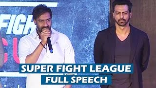 Ajay Devgn's FULL SPEECH | Super Fight League (SFL) - Mumbai Maniacs