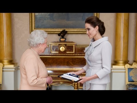Angelina Jolie Made Honorary Dame by The Queen
