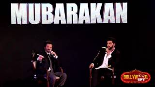 Funny Chit Chat With Arjun Kapoor & Anil Kapoor At Mubarakan Sangeet Night