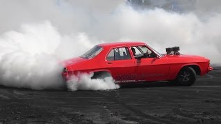 TIP INS & SKID MIX FROM BURNOUT MANIA SYDNEY DRAGWAY