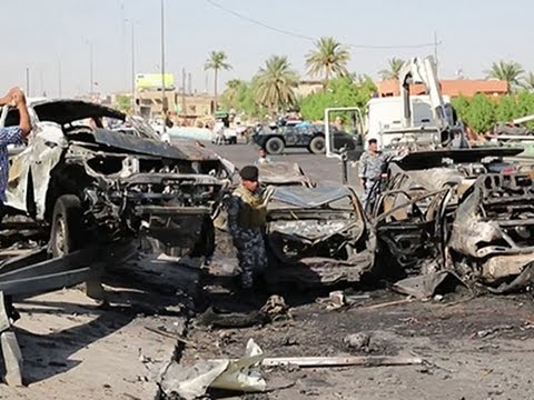 Raw- Twin Car Bomb Attacks in Iraq News Video