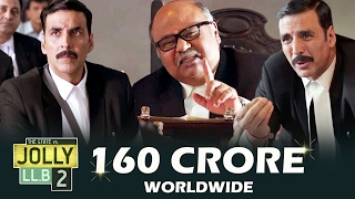 Akshay's Jolly LLB 2 CROSSES 160 CRORE WORLDWIDE - Box Office Collection