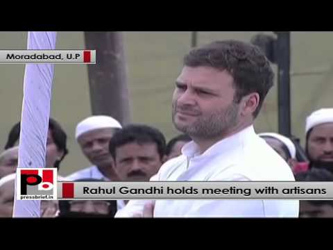 Rahul Gandhi to artisans - I want to solve your issues