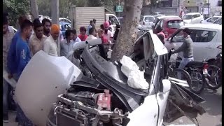 140 की स्पीड पर जा रही कार हादसा ग्रस्त, चालक की मौत