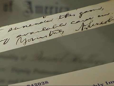 Lincoln Collection to Be Auctioned in Dallas News Video
