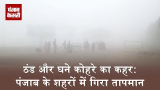 ठंड और घने कोहरे का कहर- Punjab के शहरों में गिरा तापमान